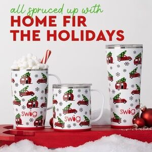 (NWT) Home Fir The Holidays 18oz Travel Mug 🎄